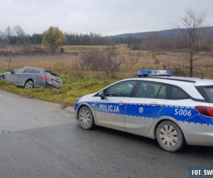 Pijany 21-latek ucieczkę przed policją zakończył w rowie