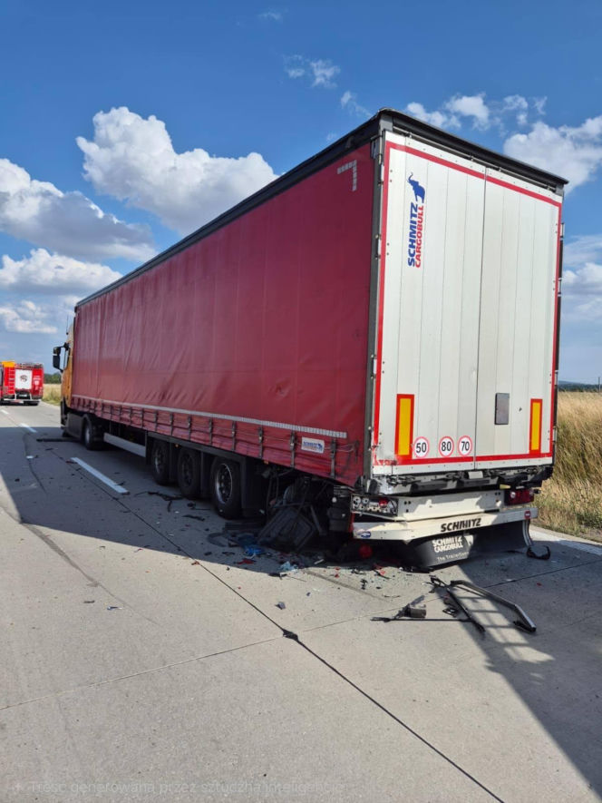 Tragiczny wypadek na A4. Nie żyje kobieta, autostrada zablokowana w kierunku Wrocławia