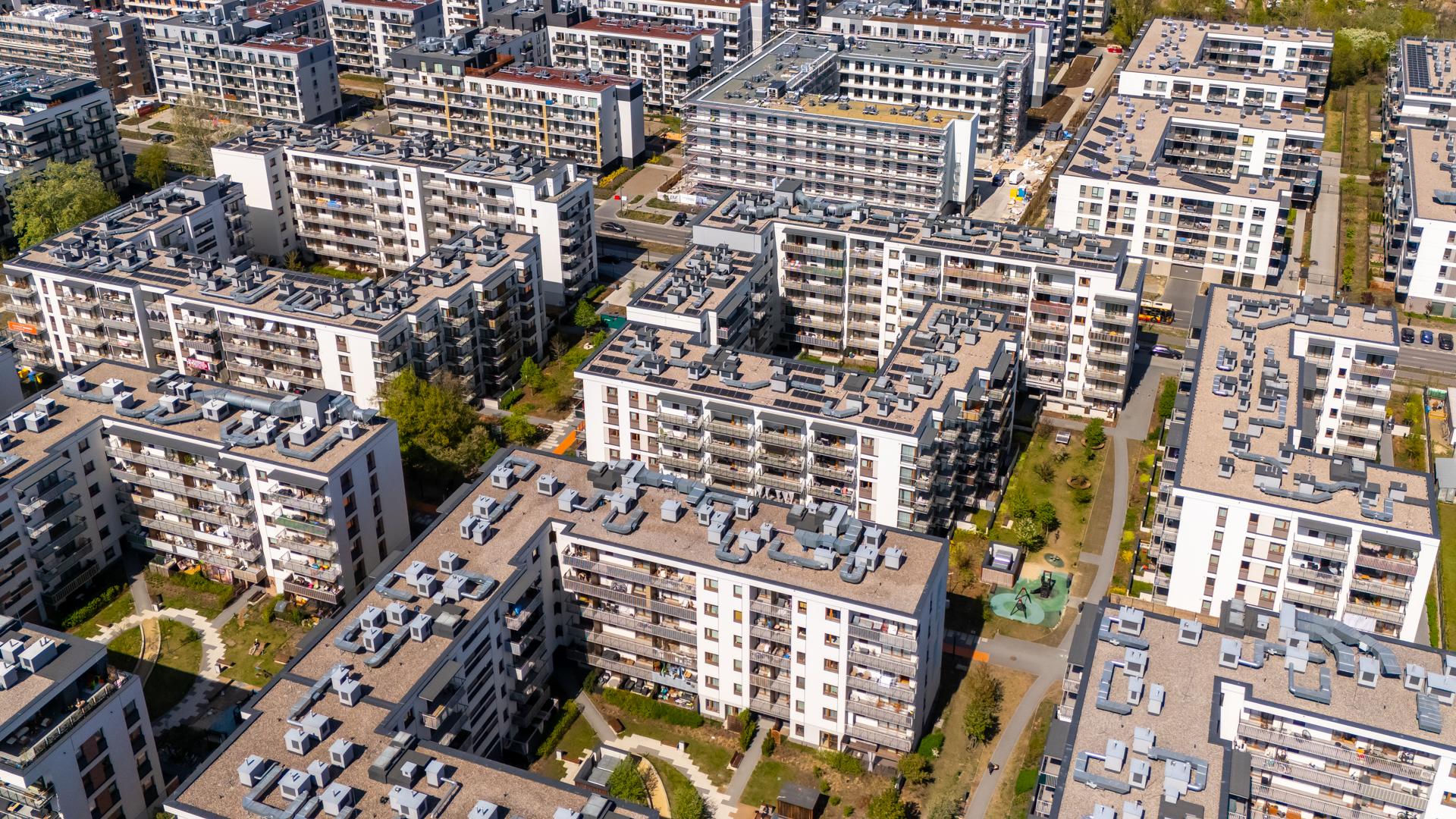 Nowe osiedla na Kamionku w Warszawie