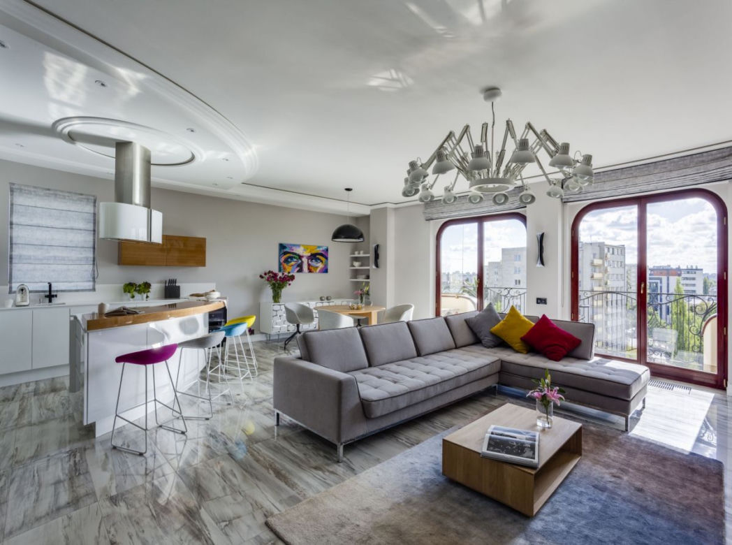 Nowoczesny apartament na warszawskim Mokotowie 