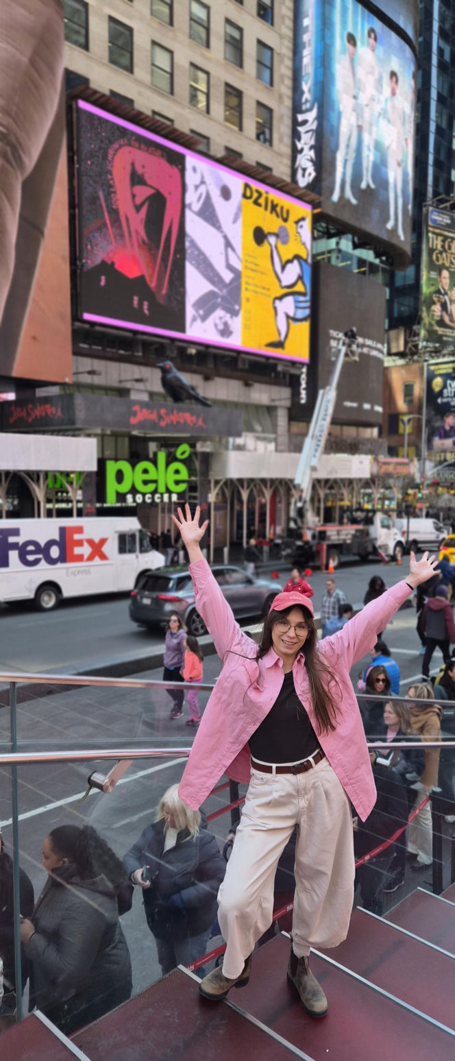 Justyna Jędrysek podbiła Times Square
