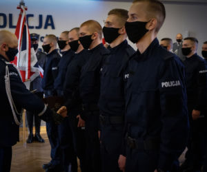 Pomorskie. Ślubowanie nowo przyjętych policjantów