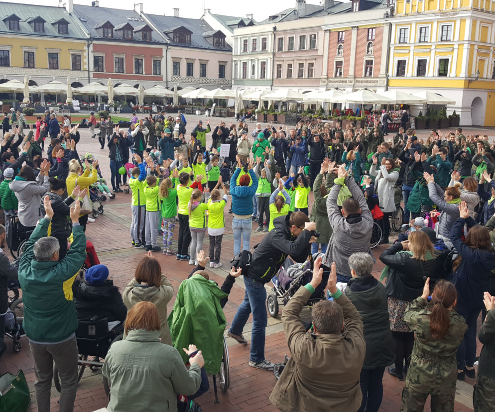I love green na zamojskim Rynku Wielkim