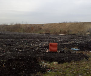 Drony nad składowiskiem odpadów w Katowicach