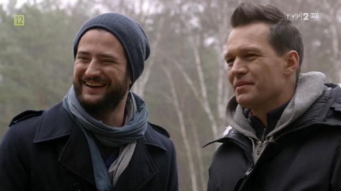 Na dobre i na złe odc. 588. Adam Krajewski (Grzegorz Daukszewicz), Andrzej Falkowicz (Michał Żebrowski)