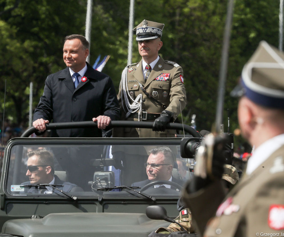 Agata Duda na obchodach Święta Wojska Polskiego w Katowicach