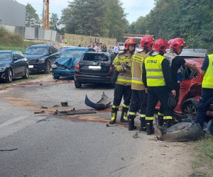 Wypadek na terenie SSE Starachowice