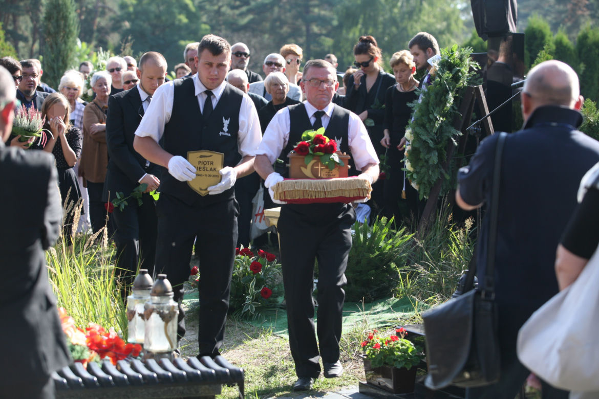 POGRZEB PIOTRA CIEŚLAKA, DYREKTORA TEATRU DRAMATYCZNEGO W WARSZAWIE