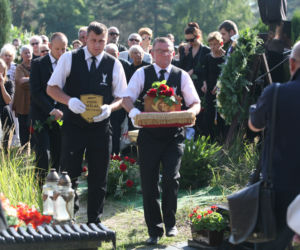 POGRZEB PIOTRA CIEŚLAKA, DYREKTORA TEATRU DRAMATYCZNEGO W WARSZAWIE