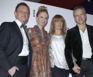 Cezary Pazura, Edyta Zając, Radosław Pazura oraz Dorota Chotecka