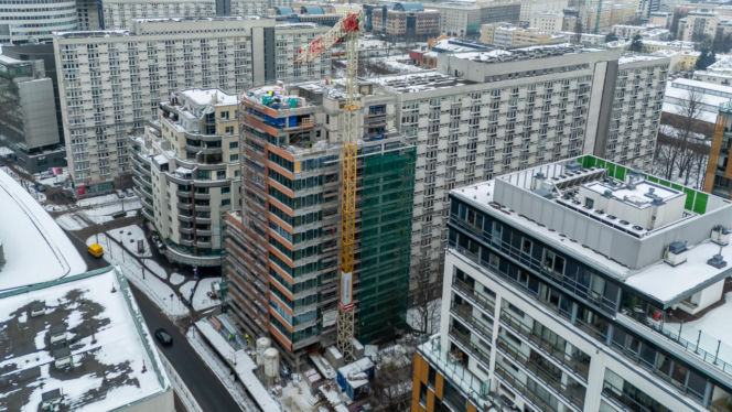 Apartamentowiec Flare przy Grzybowskiej 6A w Warszawie