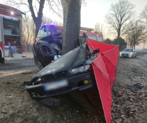 Tragiczny wypadek w Trzciance! Trzej młodzi mężczyżni zginęli na miejscu