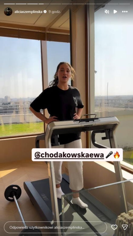 Alicja Szemplińska trenuje z Chodakowską