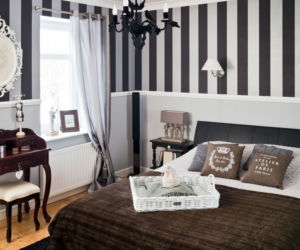 Sypialnia w stylu glamour
