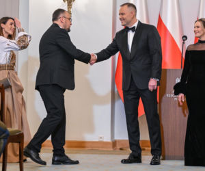 Nawroccy zadali szyku na spotkaniu z Korpusem Dyplomatycznym