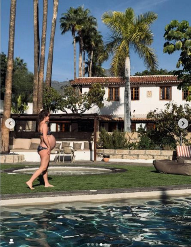 Olga Frycz z rodziną na wakacjach