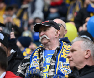 Arka Gdynia - Widzew Łódź: Zdjęcia kibiców i zawodników z meczu 25. kolejki PKO BP Ekstraklasy