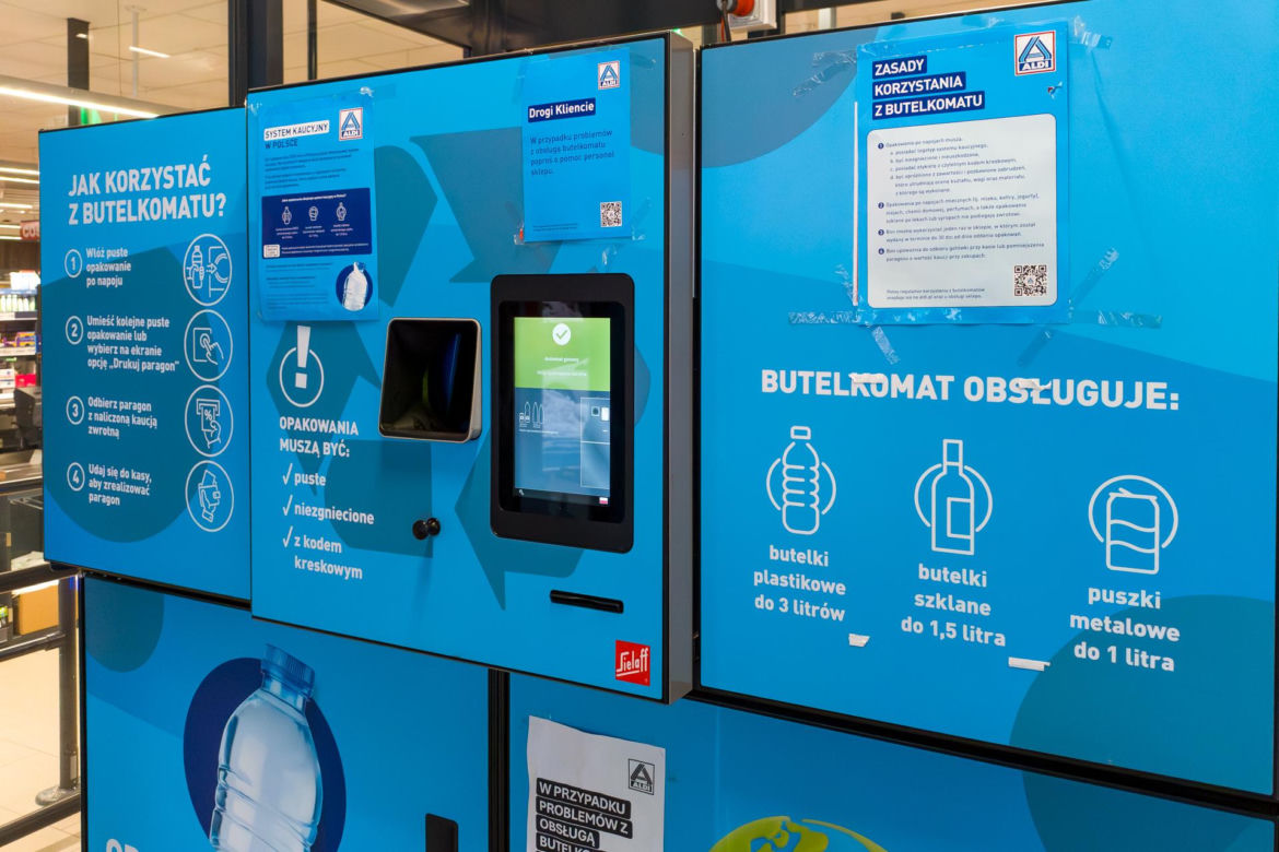 System kaucyjny w Polsce, oddajemy butelki w automatach