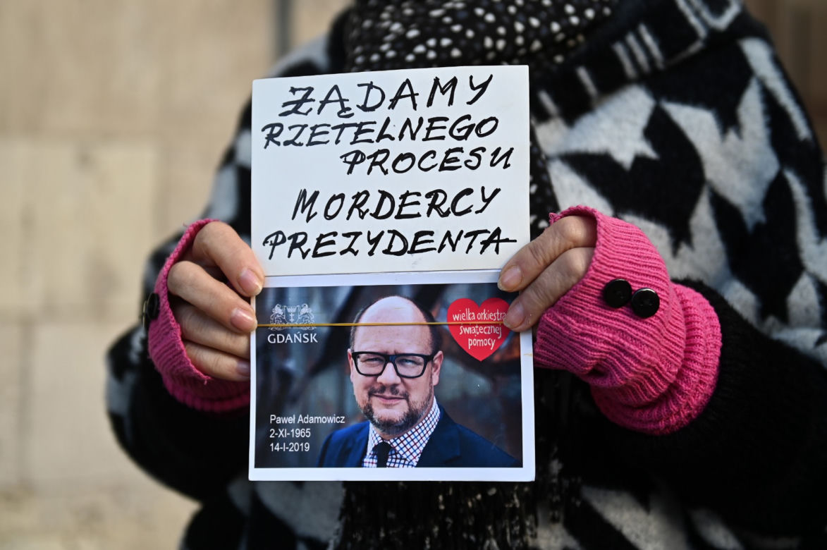 Protest przed Sądem Okręgowym w Gdańsku