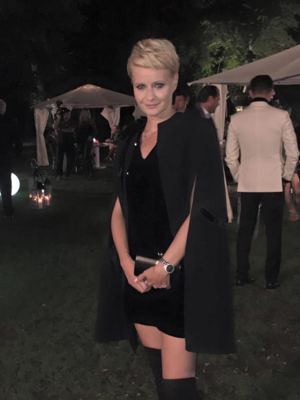Małgorzata Kożuchowska na planie "Drugiej szansy"