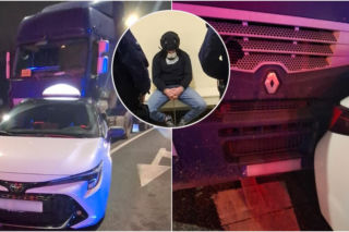 Sceny jak z filmu akcji! Ukradł ciężarówkę z burakami, pędził naćpany i uciekał przed policją