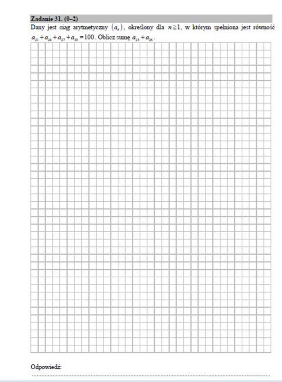 Matura próbna 2020 matematyka