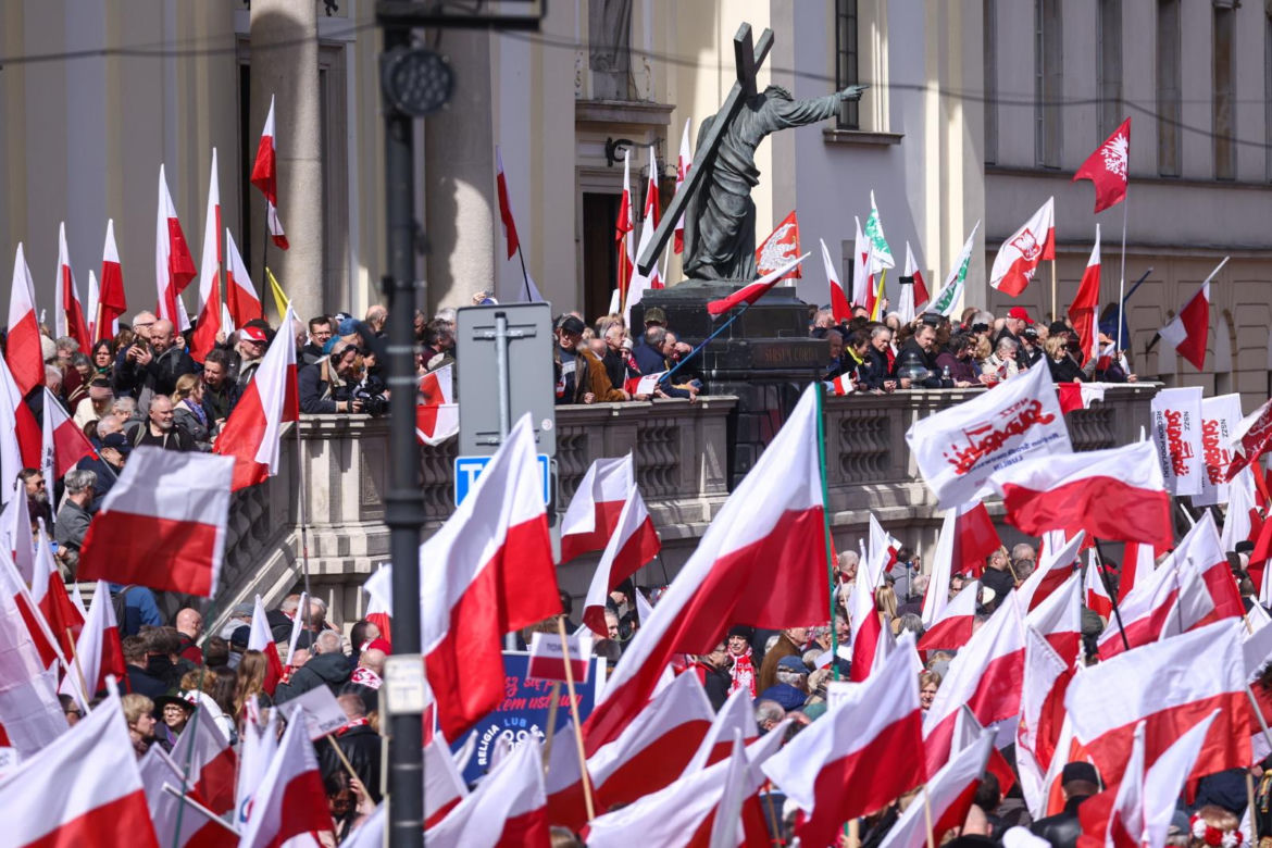   Wielki marsz w Warszawie 12.04.2025