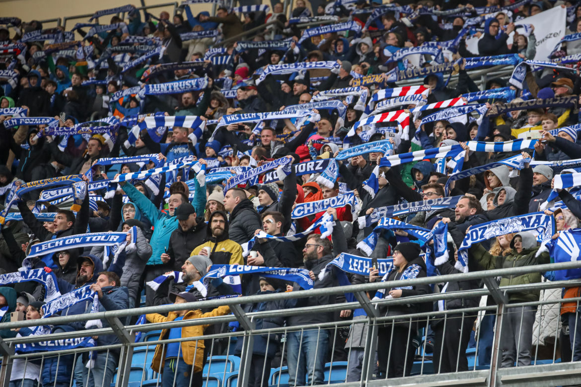Lech Poznań - Cracovia. Tak bawili się kibice przy Bułgarskiej