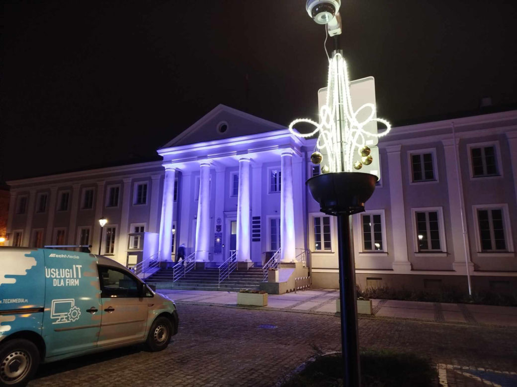 Iluminacje świąteczne w Siedlcach będzie można podziwiać co najmniej do 6 stycznia