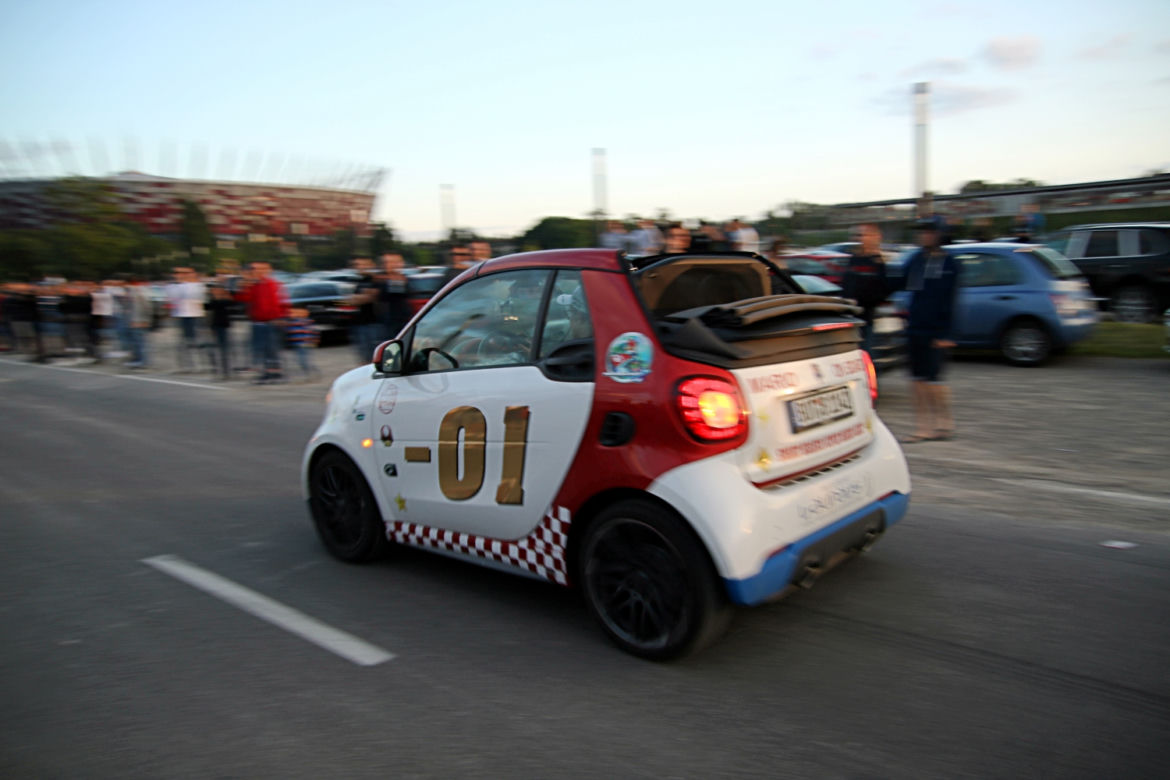 Gumball 3000 2017 w Polsce, Warszawa Stadion Narodowy
