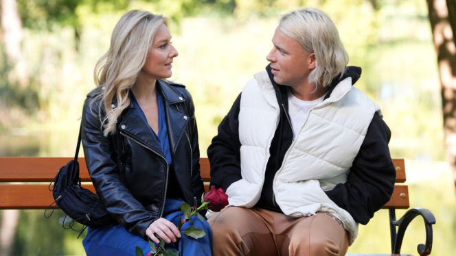 Barwy szczęścia, odc. 3336. Patryk (Konrad Skolimowski), Grażyna (Kinga Suchan