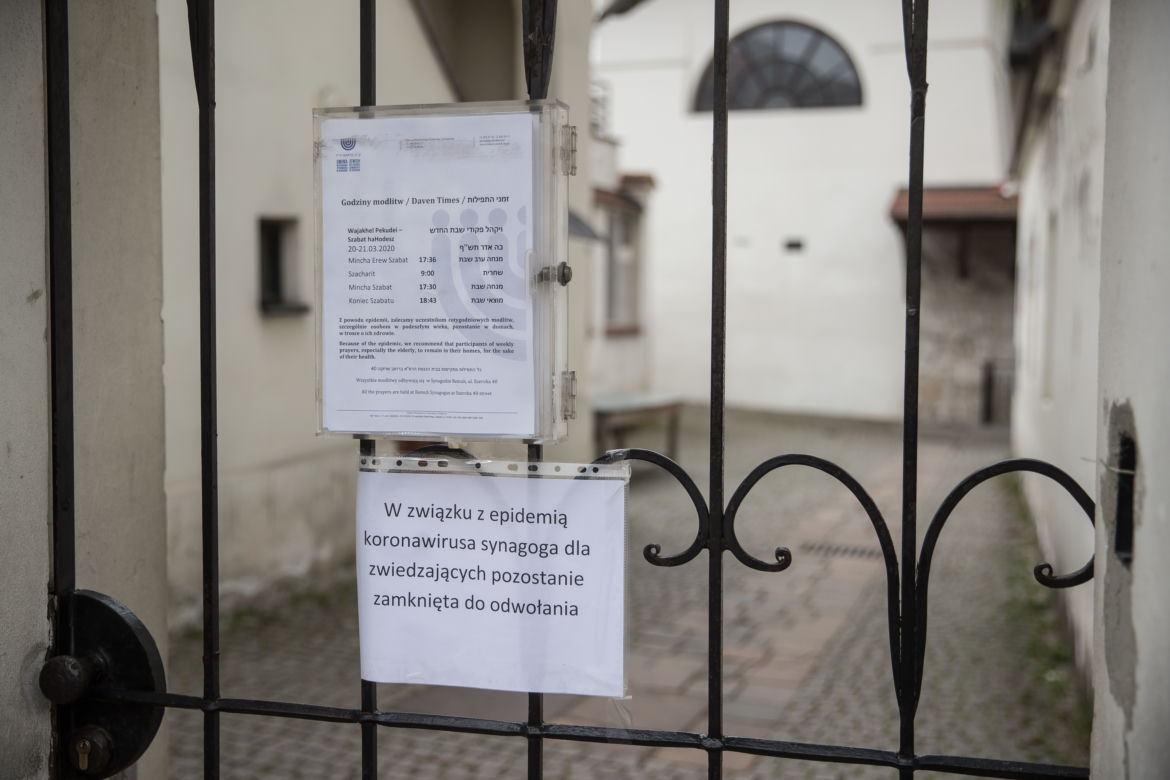 Przerażające pustki na Kazimierzu w Krakowie