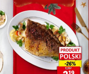 Świeży polski karp, płat - 2,19 zł/100 g 