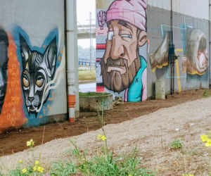 Murale na filarach Trasy Zamkowej
