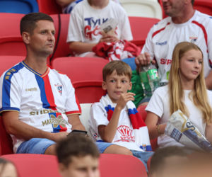 Górnik Zabrze - AS Monaco: Zdjęcia kibiców i zawodników z meczu eliminacji Ligi Konferencji