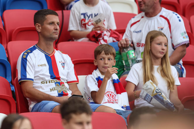 Górnik Zabrze - AS Monaco: Zdjęcia kibiców i zawodników z meczu eliminacji Ligi Konferencji