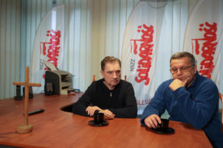 Strajk górników w kopalni Silesia