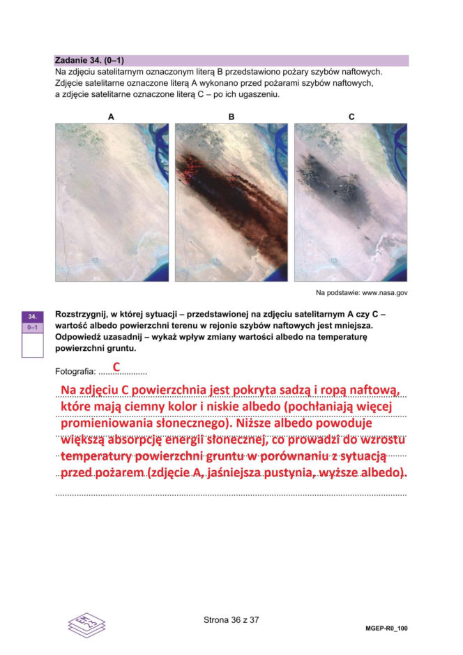 Matura próbna 2026: geografia rozszerzona - wszystkie odpowiedzi do arkusza CKE 15.01.2026