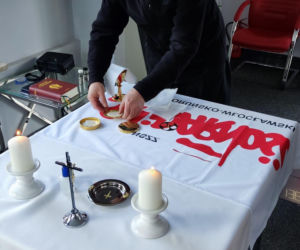 Msza w kopalni Solino