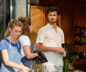 Barwy szczęścia odc. 2198. Renata (Anna Mrozowska) , Radek (Filip Kosior), Dominika (Karolina Chapko)