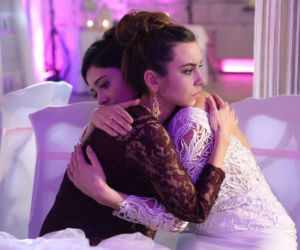 M jak miłość, odc. 1505. Iza (Adriana Kalska), Aneta (Ilona Janyst)