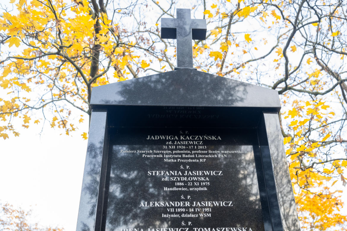 Jadwiga Kaczyńska. Grób
