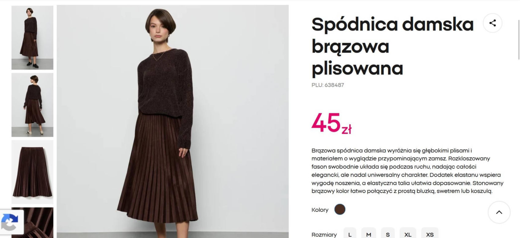 Ta spódnica z Pepco to hit nadchodzącej jesieni. Kosztuje grosze, a założysz ją do wielu stylizacji