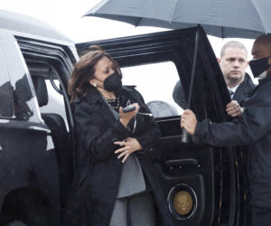 Kamala Harris w Warszawie