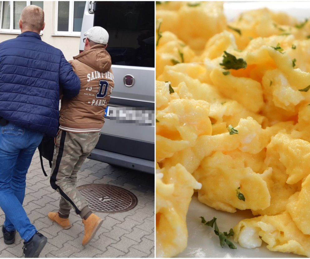 Warszawa. Wtargnął do mieszkania znajomego i usmażył sobie jajecznicę