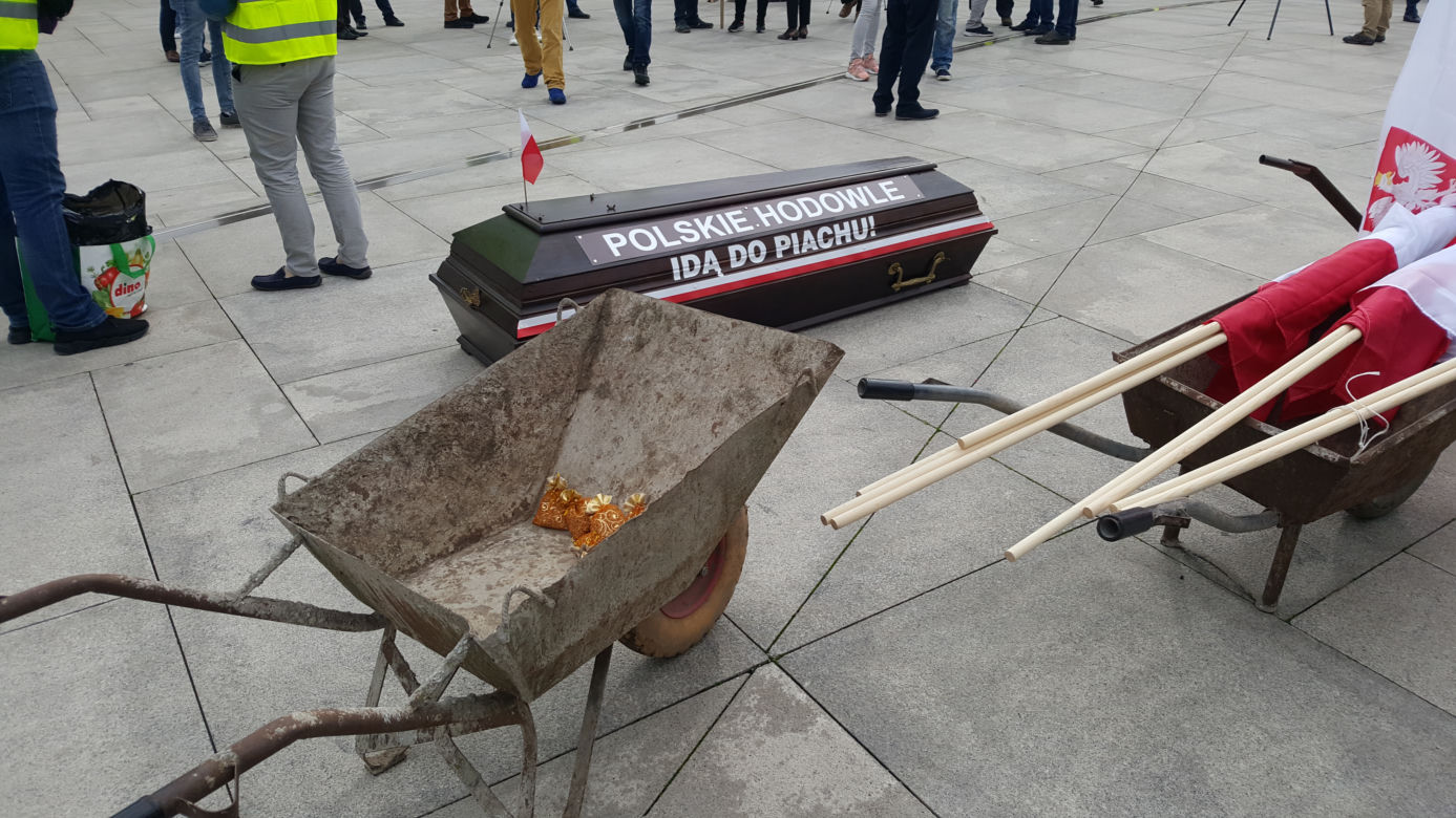 Protest rolników w Bydgoszczy 
