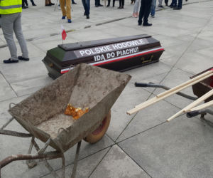 Protest rolników w Bydgoszczy 
