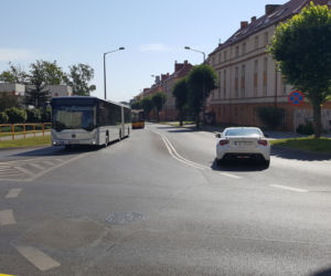 Pierwszy kurs autobusu przegubowego w Grudziądzu