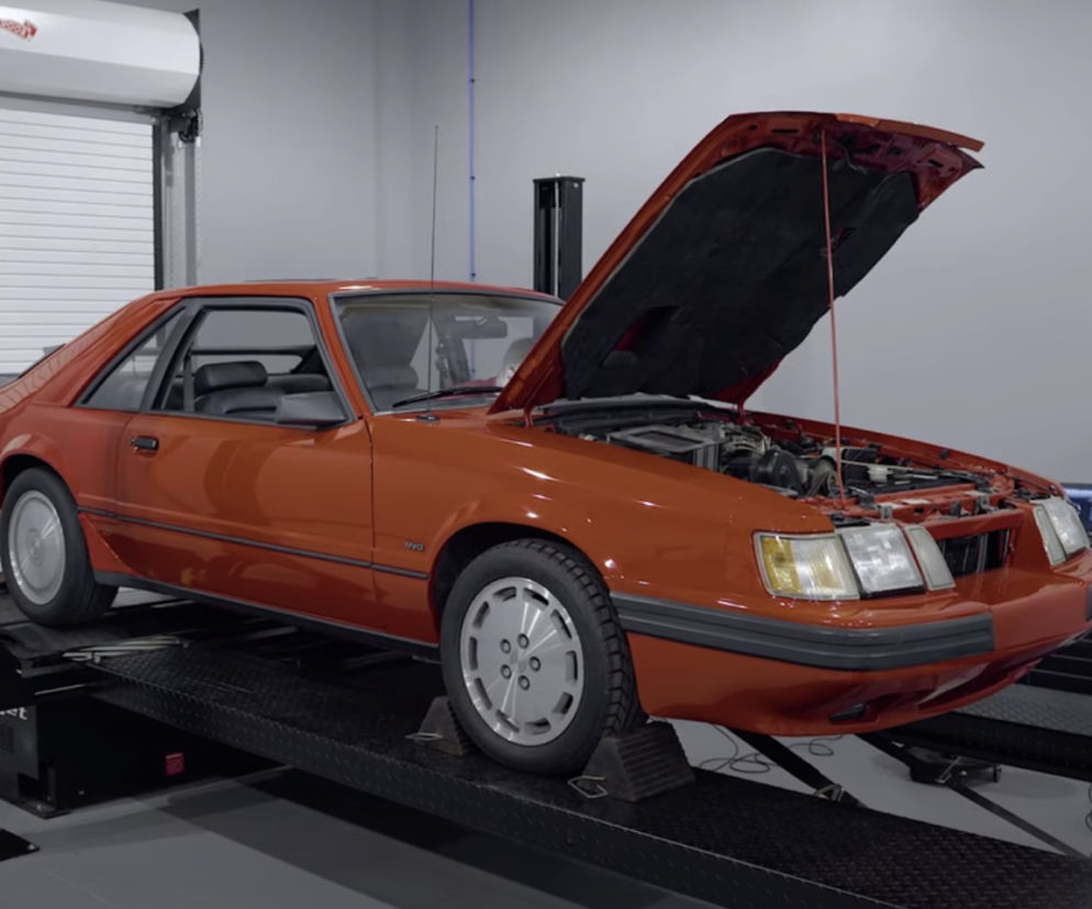 Ford Mustang SVO na hamowni