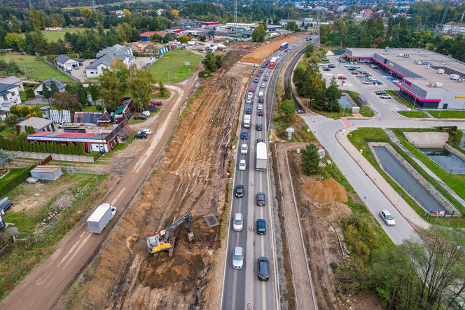 Przebudowa DK94 w Olkuszu - stan na listopad 2025 r.